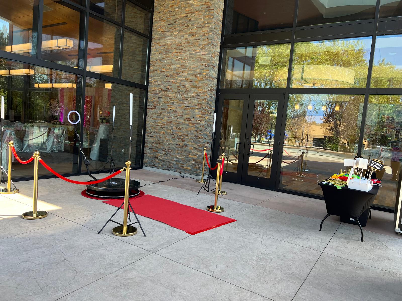 Complete Tapia's DJ 360 Photo Booth event setup